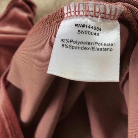 Blush Noir Crushed Velvet Dress - Picture 5 of 6